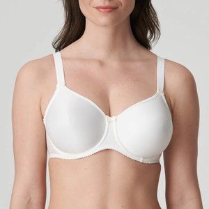 Prima Donna Seamless Satin Bra in White